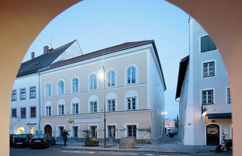 The reconstruction of the house where Hitler was born into a police station has begun