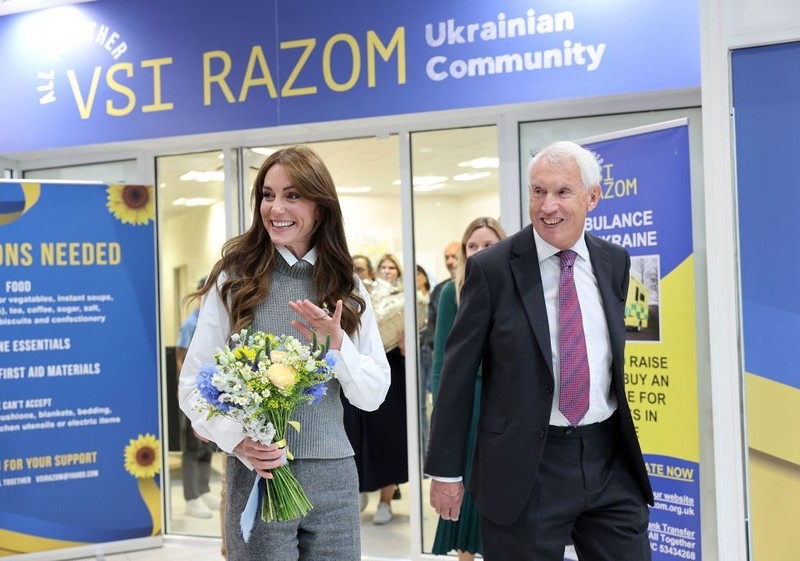 Duchess Kate met with Ukrainian refugees