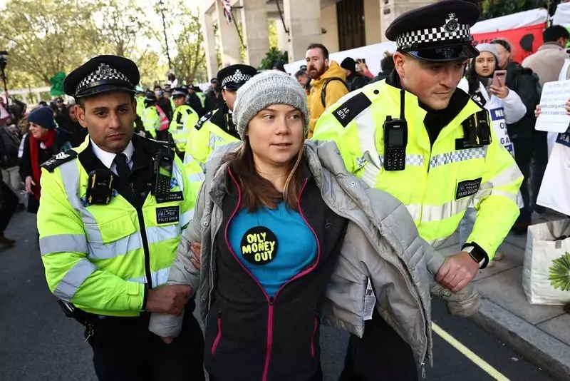 Aktywistka klimatyczna Greta Thunberg zatrzymana przez policję w czasie demonstracji w Londynie