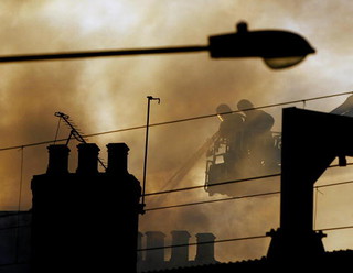 Londyn: Pożar na Camden Market!