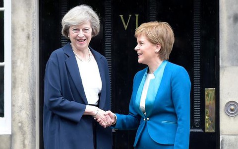 May dashes hopes of separate deal for Scotland after Brexit