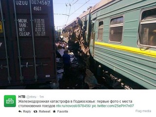 Katastrofa kolejowa pod Moskwą. Są zabici i ranni