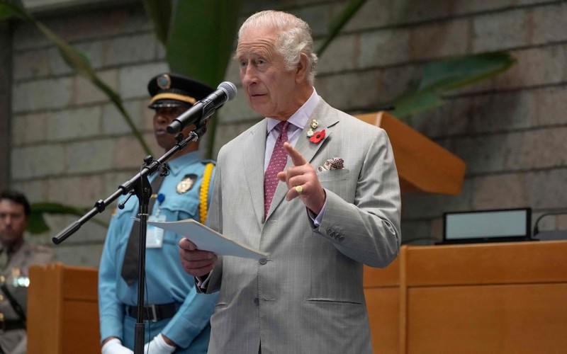 Charles III: There is no justification for the acts of violence committed by the British