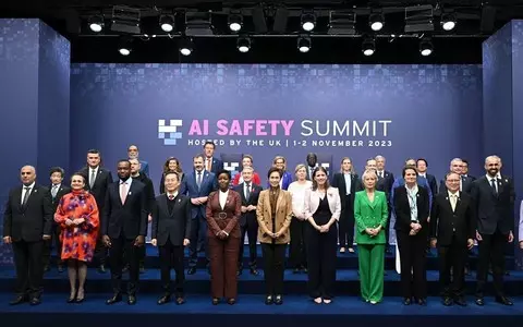 The first global summit on AI security began in the UK