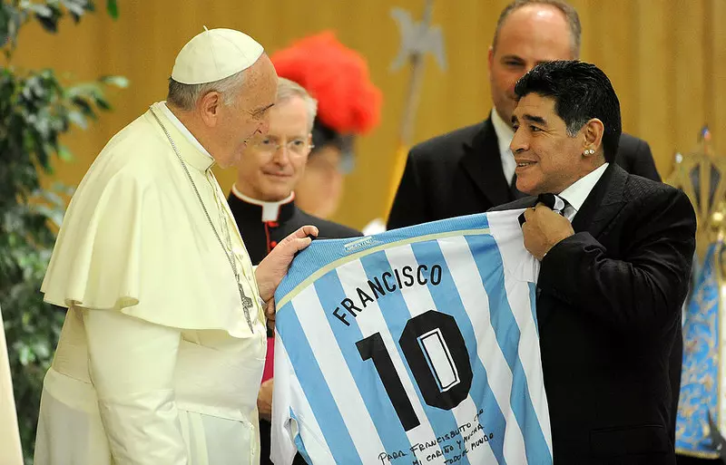 Papież Franciszek: "Między Maradoną i Messim wybieram Pele"