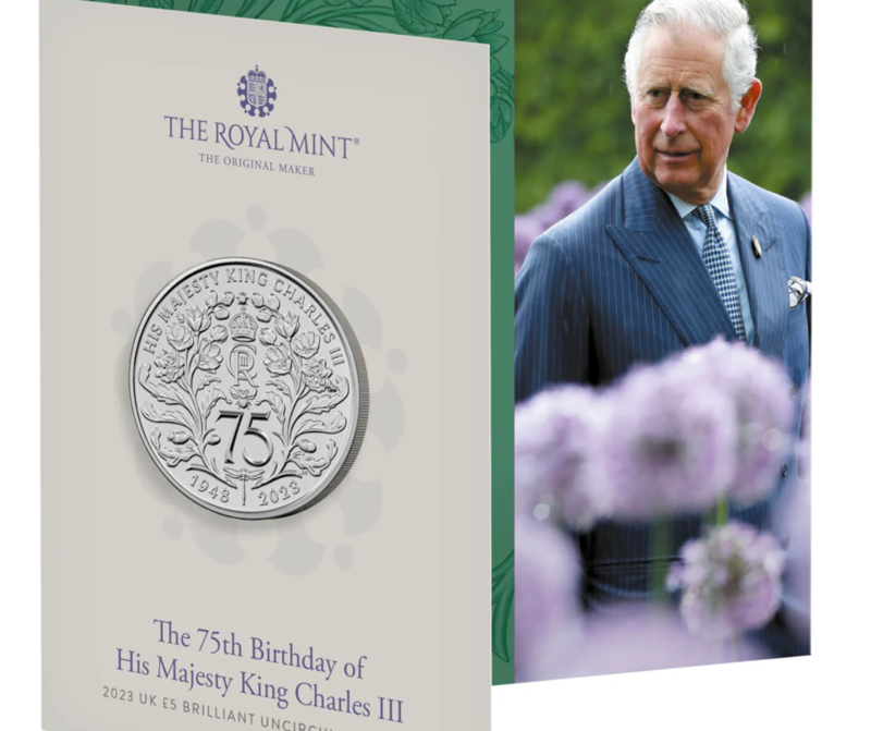 Royal Mint is giving coins to 75 people turning 75, to mark the King’s birthday