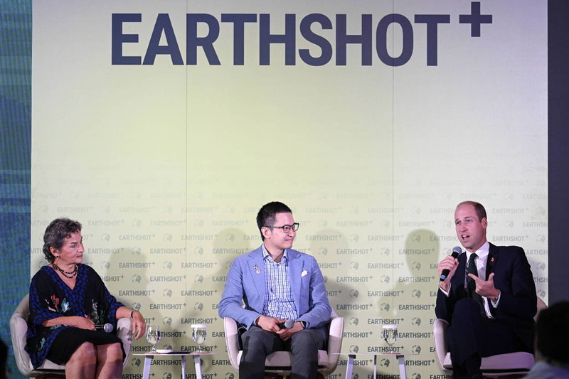 Prince William presented the awards to the Earthshot Prize winners