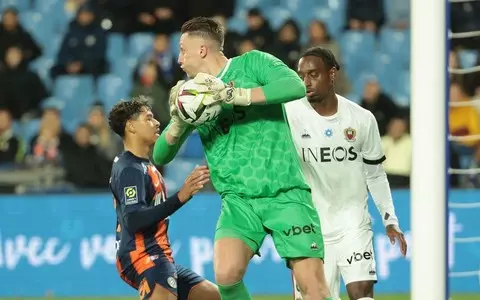 A draw for Nice in Montpellier, another clean sheet for Bułka