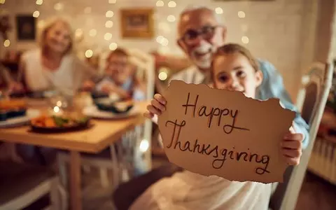 Americans celebrate Thanksgiving. Christmas meal is cheaper this year