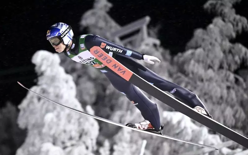 German Wellinger won qualification for inaugural World Cup ski jumping competition