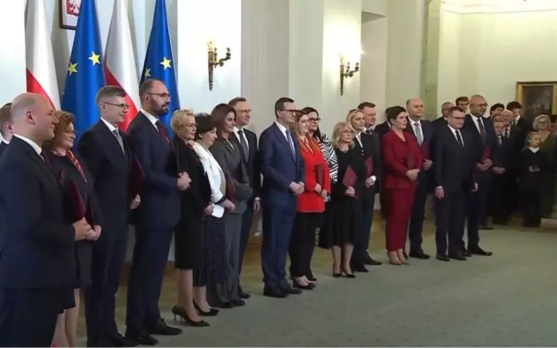 President Andrzej Duda swore in Mateusz Morawiecki as prime minister and appointed government