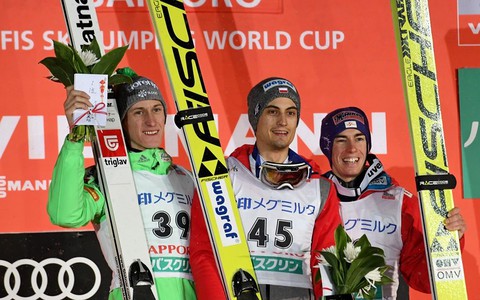 FIS Ski Jumping World Cup in Sapporo: Maciej Kot wins ex aequo with Peter Prevc