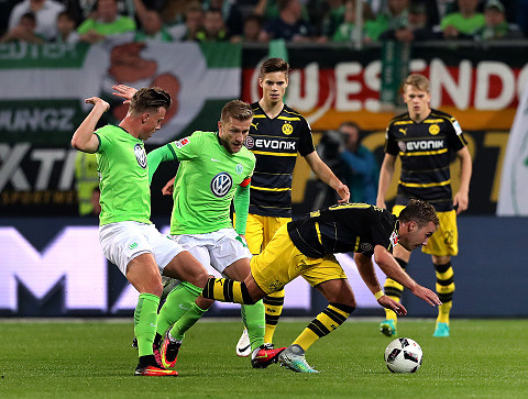 Wolfsburg beats Hoffenheim 2-1 to ease relegation fears