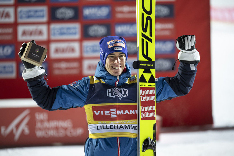 PŚ w skokach: 22. lokata Kubackiego w Lillehammer, nie ma mocnych na Krafta