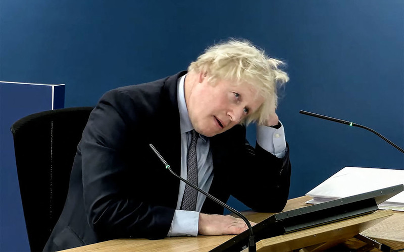 Boris Johnson gives evidence at the public inquiry into the pandemic response