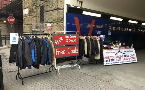 Drop off unwanted coats at rails to help keep homeless warm this winter, Londoners urged