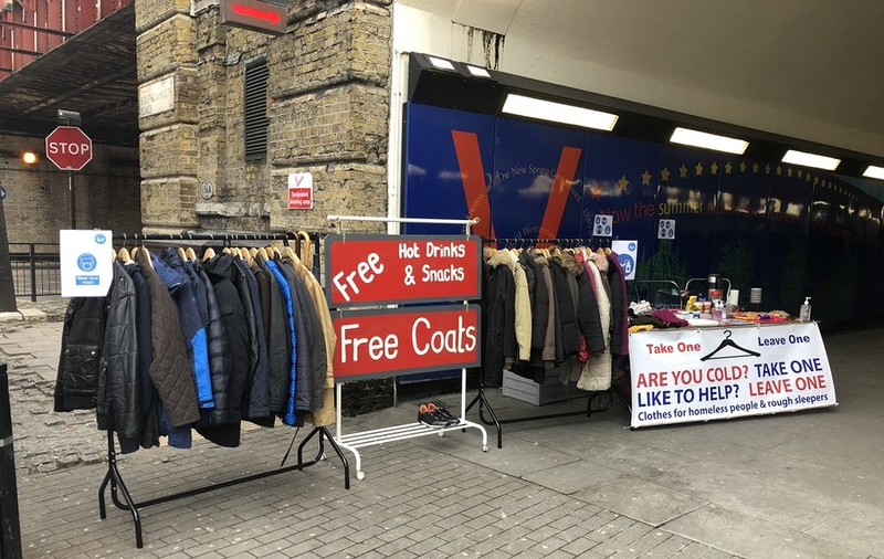 Drop off unwanted coats at rails to help keep homeless warm this winter, Londoners urged