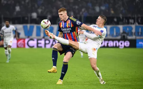 Marseille win against Lyon at Stade Velodrome