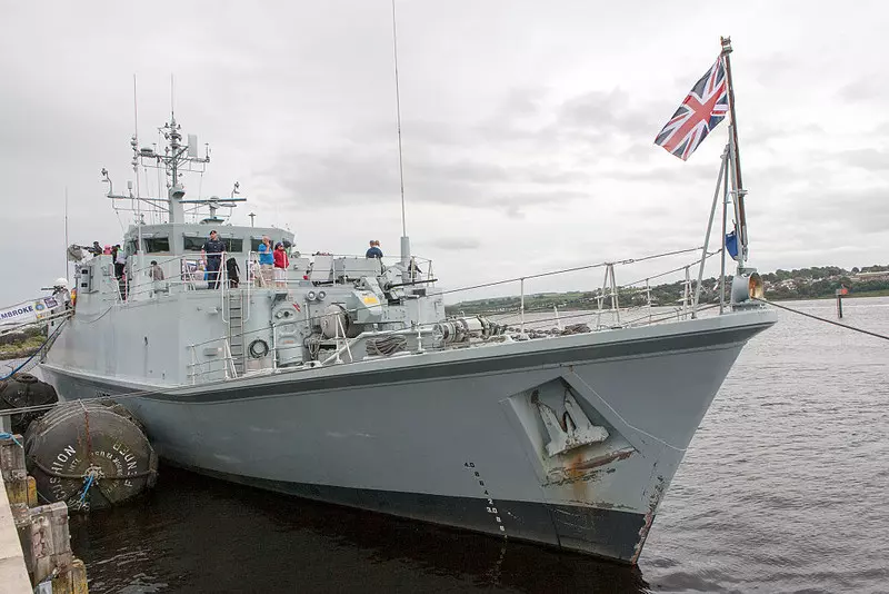 Brytyjski resort obrony: Przekażemy Ukrainie dwa okręty do wykrywania min