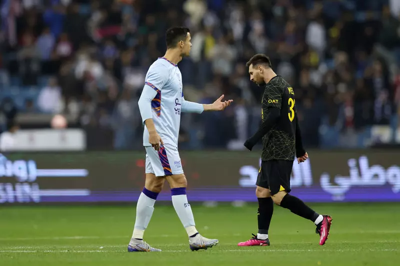 Lionel Messi and Cristiano Ronaldo will meet on the pitch on February 1