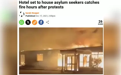 Ireland: Hotel housing 70 asylum seekers burned down