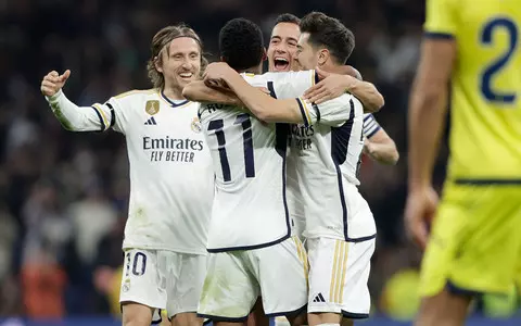 Real Madrid in leading position