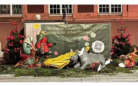 Germany: In Hesse, unknown perpetrators beheaded figures from a Christmas nativity scene