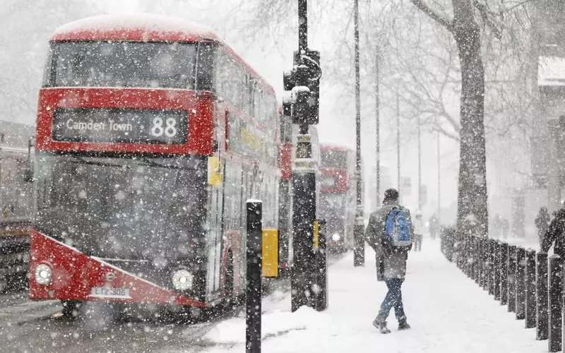 Spadają szanse na białe święta w UK. Winne skutki ocieplenia klimatu