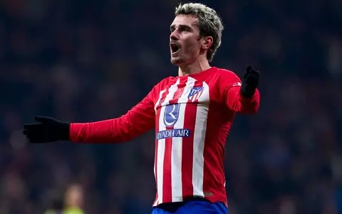 Griezmann equaled Atletico Madrid's scoring record