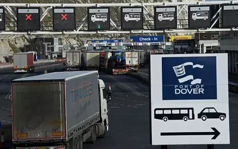 Port of Dover: Traffic builds for Christmas getaway