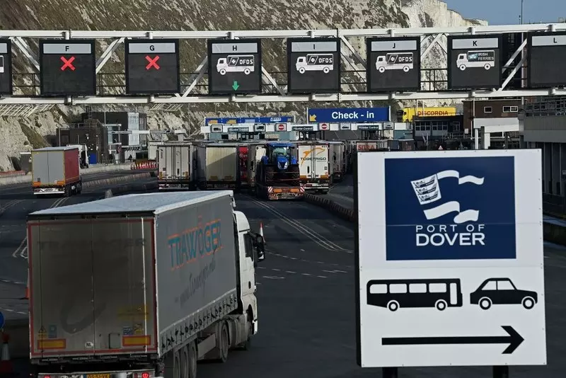 Natężenie ruchu w porcie w Dover wzrosło przed świętami