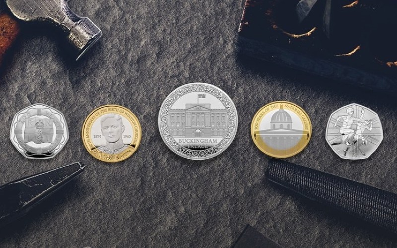 Sir Winston Churchill and Buckingham Palace celebrated on new coins for 2024