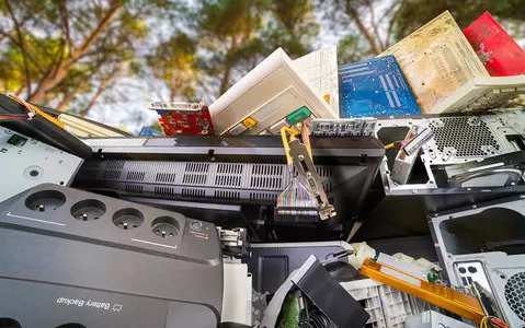 Recycling electrical goods could be done at kerbside and drop-off points in shops