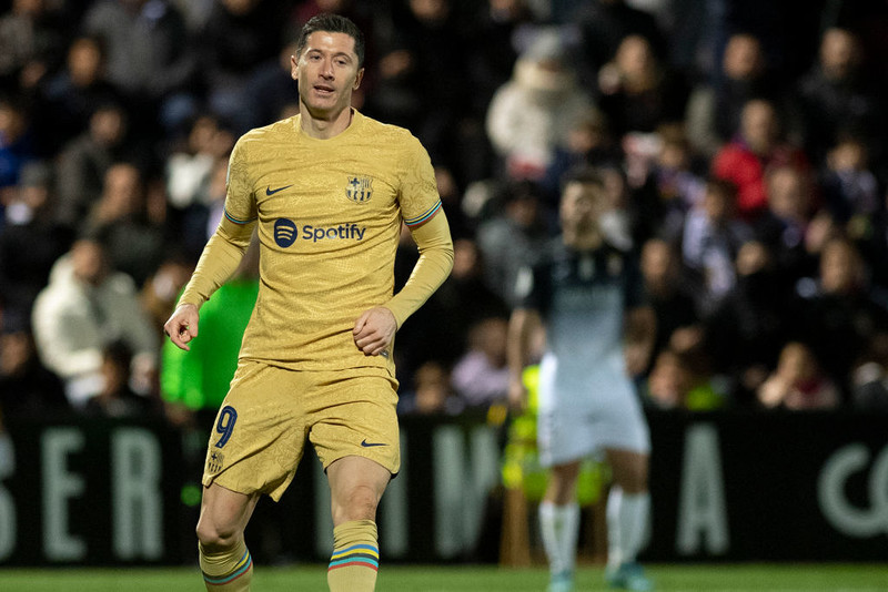 Lewandowski ranks 55th in goals in 2023
