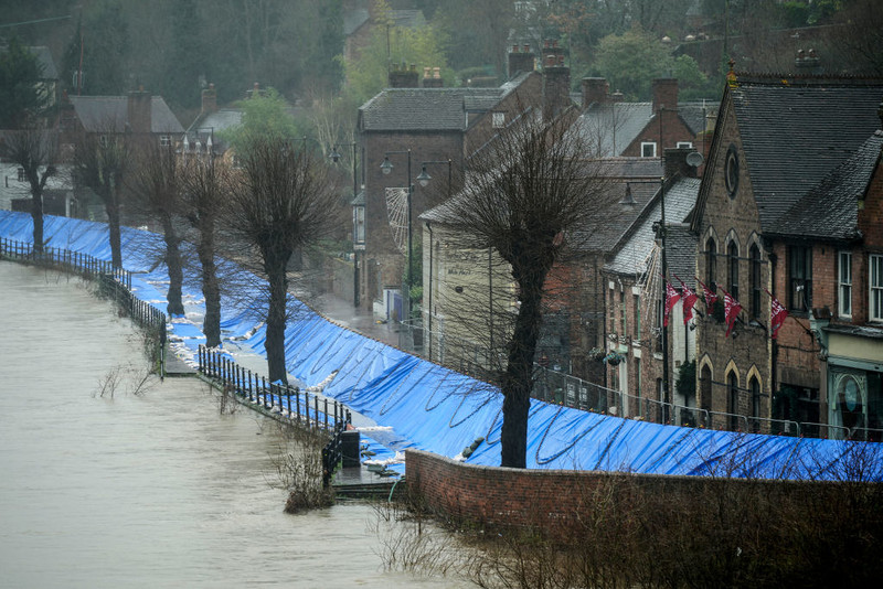Hundreds of flood warnings and travel disruption after Storm Henk