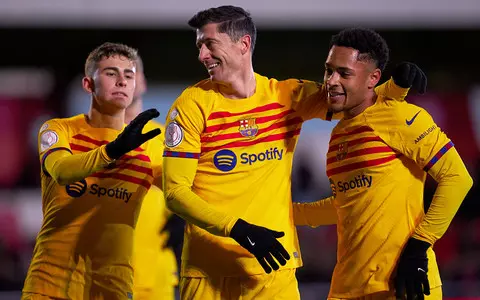 Copa del Rey: Lewandowski's goal from penalty kick, Barcelona advance to 1/8 final