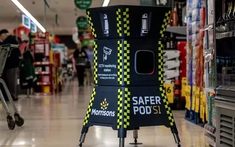 Morrisons accused of ‘making shoppers feel like criminals’ with ‘Robocop’ pods