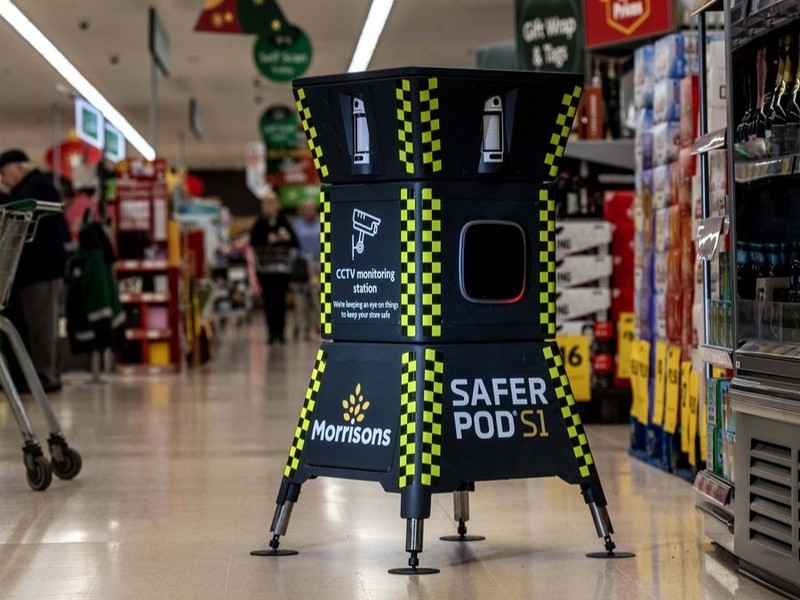 Morrisons accused of ‘making shoppers feel like criminals’ with ‘Robocop’ pods