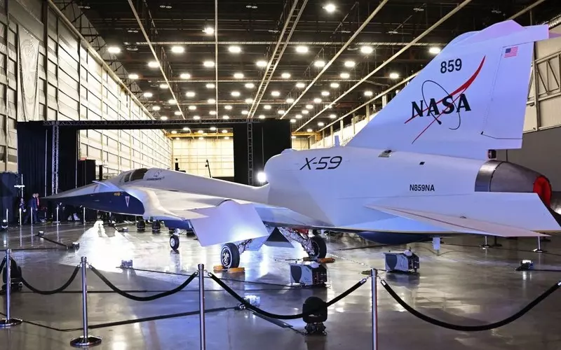 Nasa unveils quiet supersonic aircraft in effort to revive commercial flights