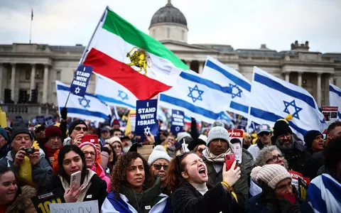 London: Participants in a rally in solidarity with Israel demanded the release of hostages by Hamas