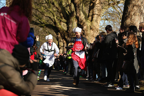 Pancake day race in London won by Conservatives