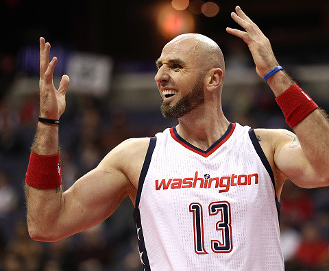 Gortat of Wizards got 12 points in a game against Golden State Warriors 