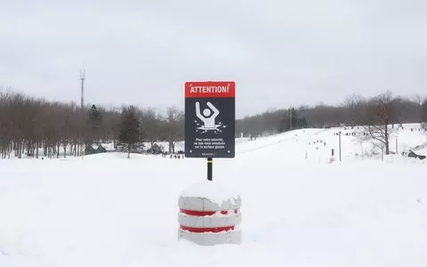 In Canada, there's over a meter of snow and it's still falling. A state of emergency was declared