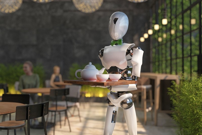 Artificial intelligence is taking over Italian restaurants. Robot waiters will be commonplace