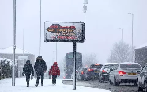 UK weather: Warnings across country for snow and floods