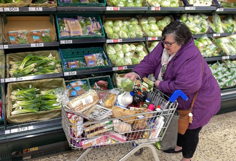 Food prices have fallen in the UK for the first time in more than two years