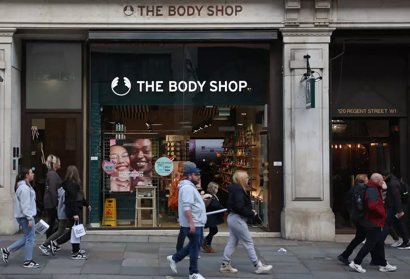 The Body Shop w Wielkiej Brytanii ogłosił upadłość