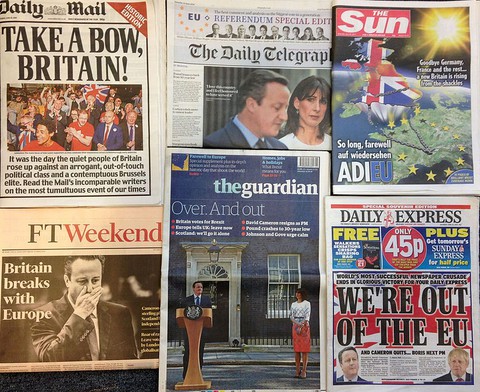 Brytyjska prasa coraz bardziej negatywna wobec UE