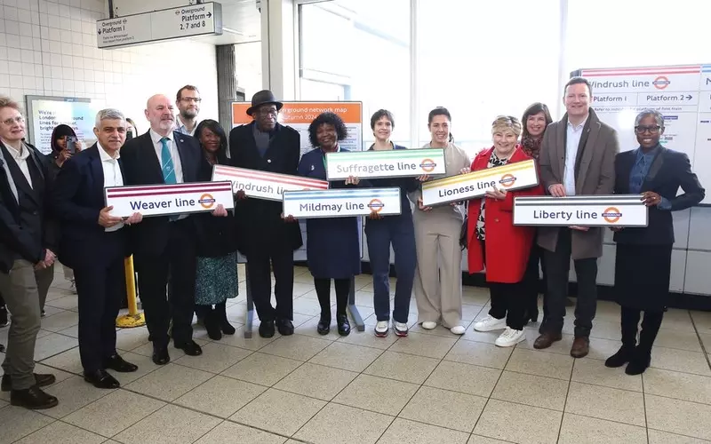 Londyn: Ogłoszono nowe nazwy sześciu linii na trasach kolejki Overground