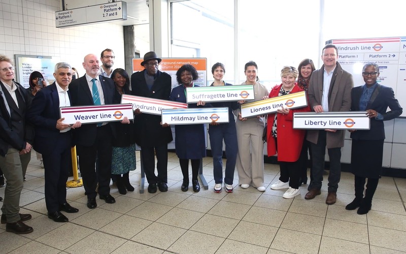 London Overground: New names for its six lines revealed